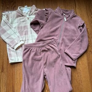 Cozy Kids  Set - Pink and Cream